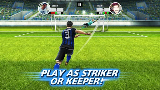 Gameplay screenshot 1 from Football Strike: Online Soccer - Sports game