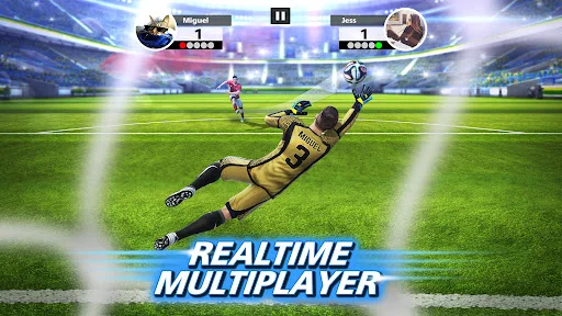 Gameplay screenshot 2 from Football Strike: Online Soccer - Sports game